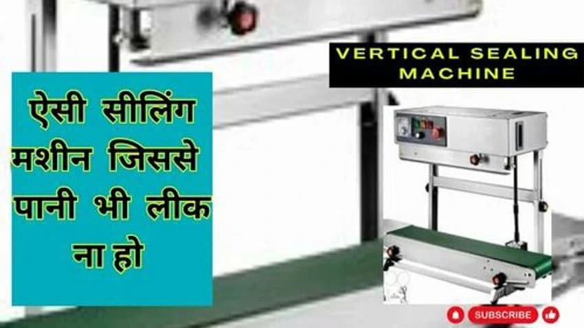 Plastic Automatic FR-900V Continuous Band Sealer Vertical Type With Stand, For Pouch Sealing