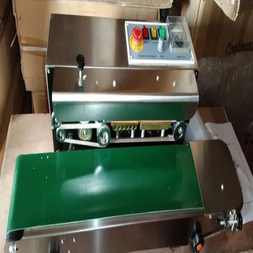 Semi-Automatic Ss Continues Band Sealer, Horizontal