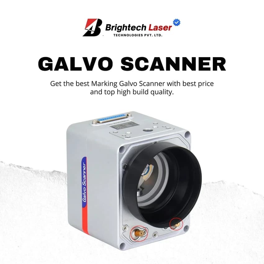 Fiber Laser Sino Galvo Scanner - Galvo head with red light, For Industrial