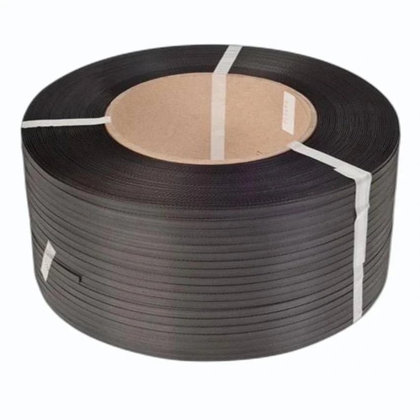 Polypropylene Black PP Box Strapping Roll, 9 mm