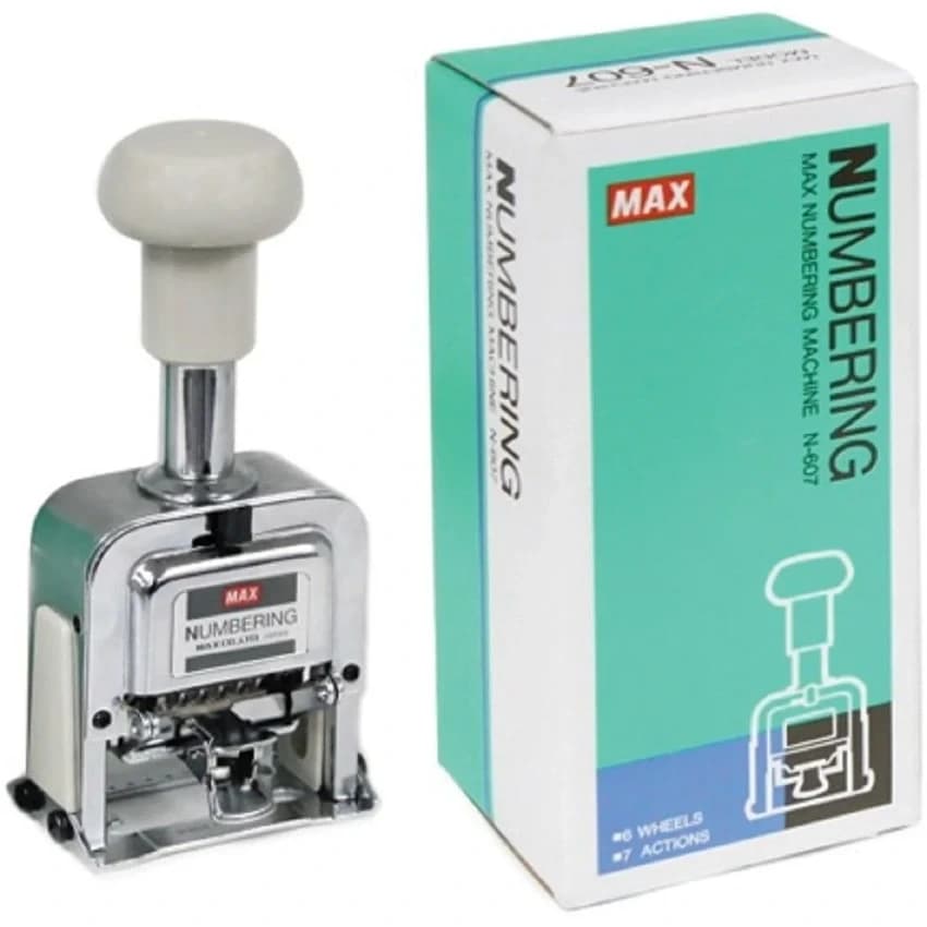 Max Numbering Machine