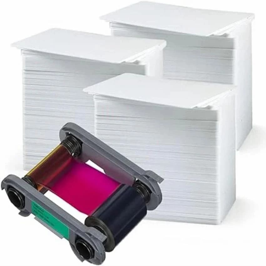 Resin Evolis Primacy 2 R5F208A100 Color Ribbon - YMCKO - 300 Prints