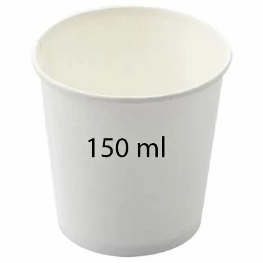 Disposable Paper Cup 150 Ml