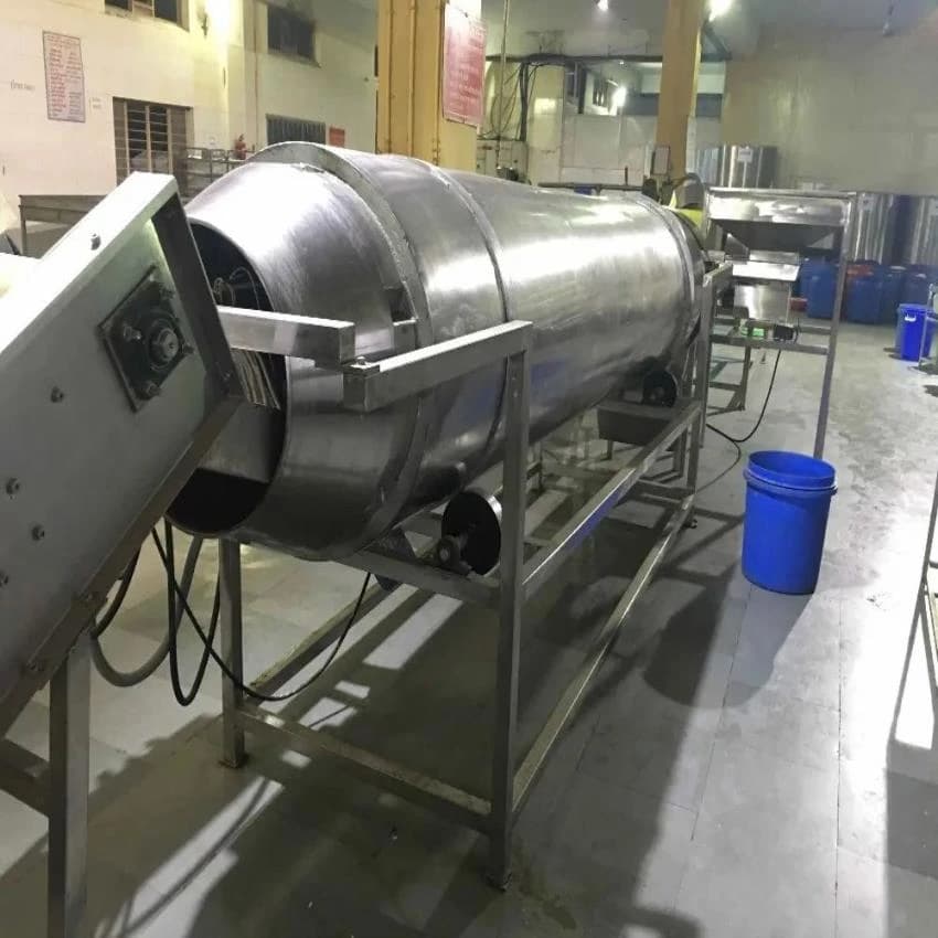 Electric Rotary Roaster Machine, Capacity: 500 kg/Hr