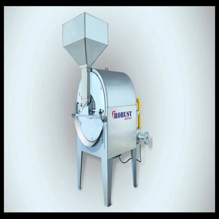 LPG Radiant Heating Rotary Batch Roaster, 2.2 Kw, Capacity: 1000 Kg Per Hour