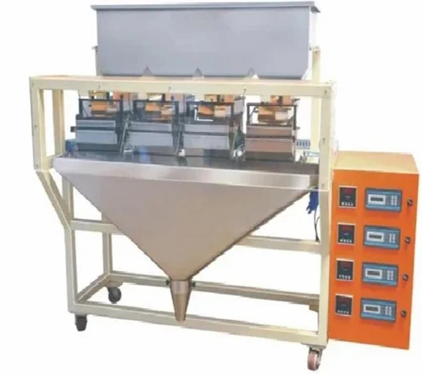 Electric Automatic Two Head Weigher Filler Machine