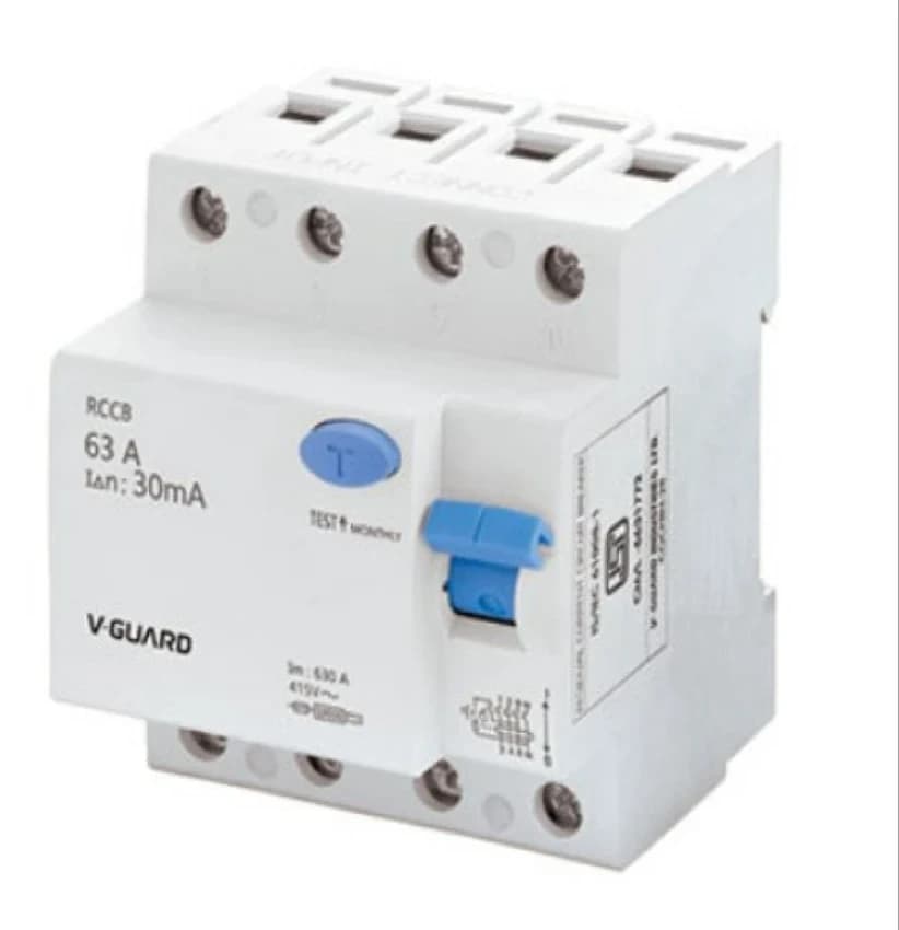 Four Pole V-Guard RCCB