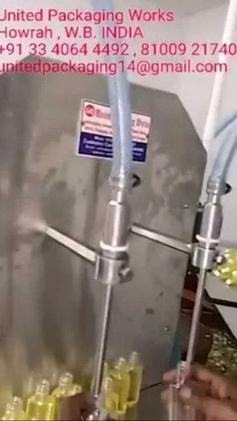 Semi Automatic Liquid Sanitizer Filling Machine