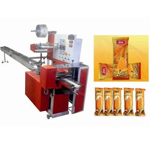 Semi-Automatic Ice Cream Packing Machine, Capacity: 1 Ton