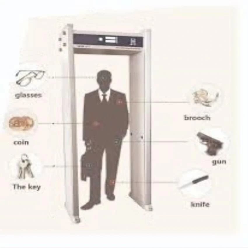 Door Frame Metal Detector or Walk through Metal Detector (Zkteco, Repiscan, FAAC, Smiths, Godrej)