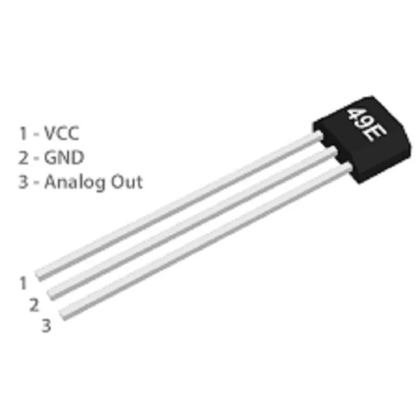49E Hall Effect Sensor For Electric Vehicle, Output Type: Digital