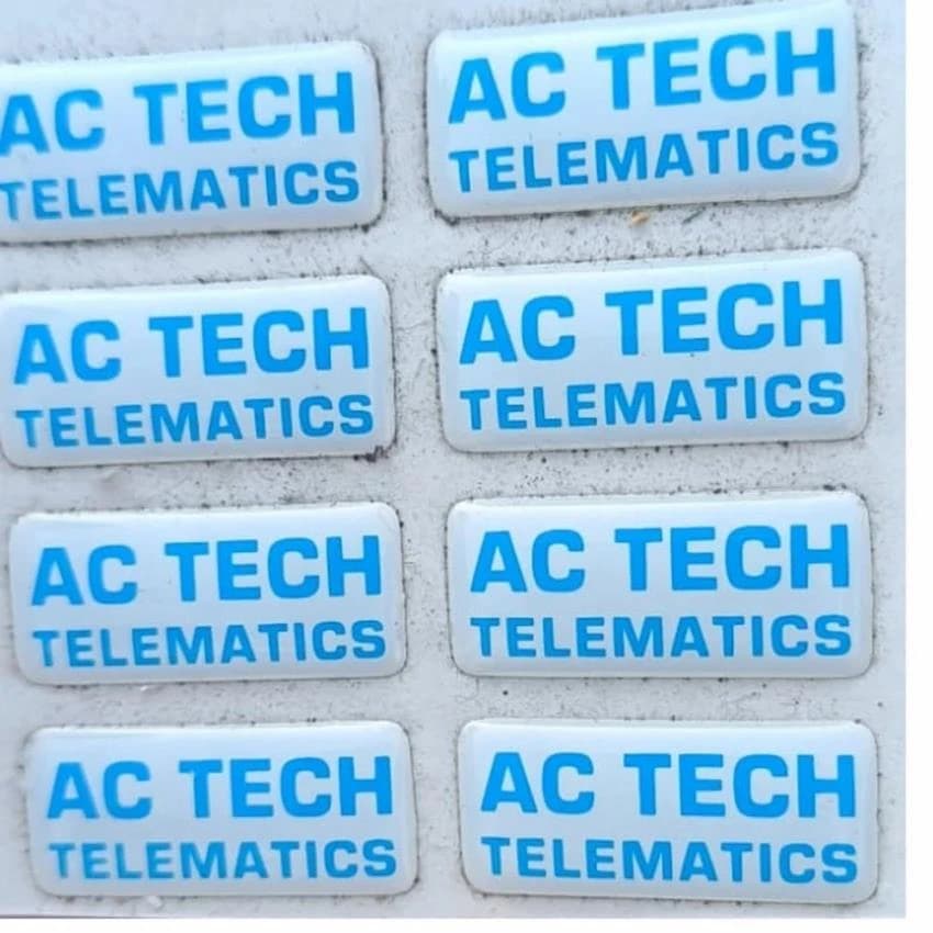 White Polyurethane Dome Stickers (Epoxy and PU), Packaging Type: Packet