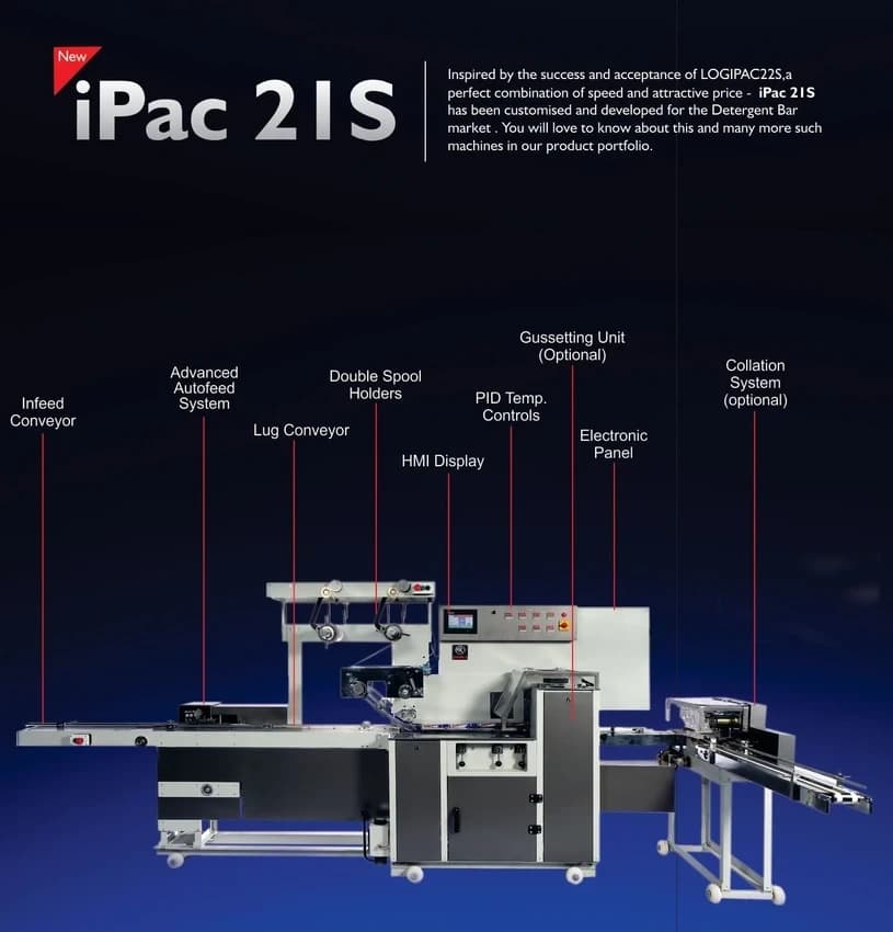 Chikki Packing Machine, Sealing type: Three side seal, Speed: 120-200 pack/min
