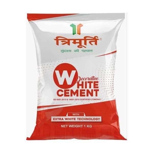Trimurti Decorative White Cement 1 kg