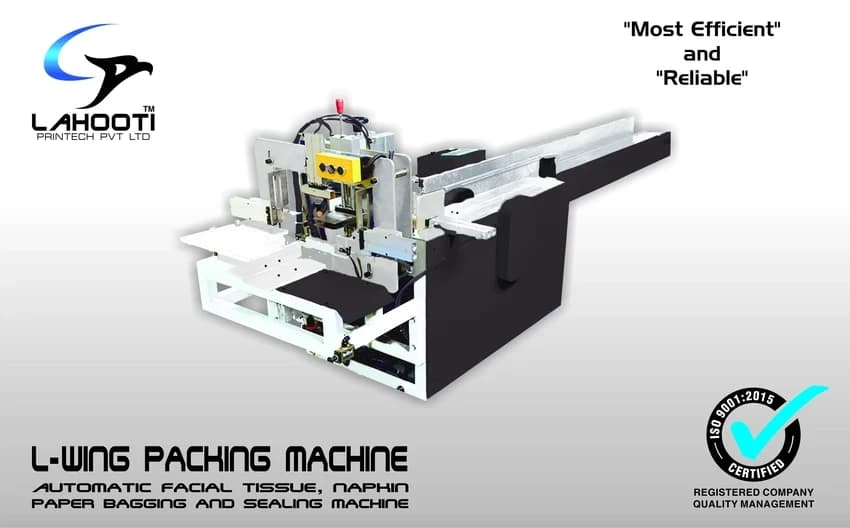 Fully Automatic Napkin Packing Machine, Speed: 15-18 packets/minute