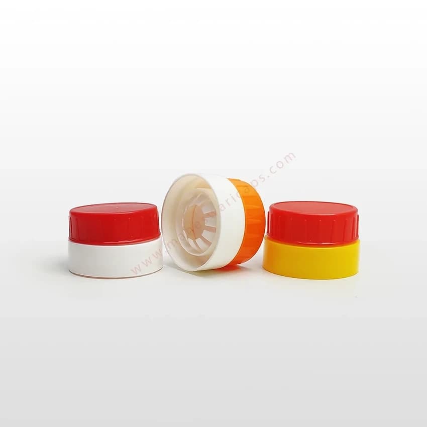 Plastic Double CTC Cap, Packet, 28 mm