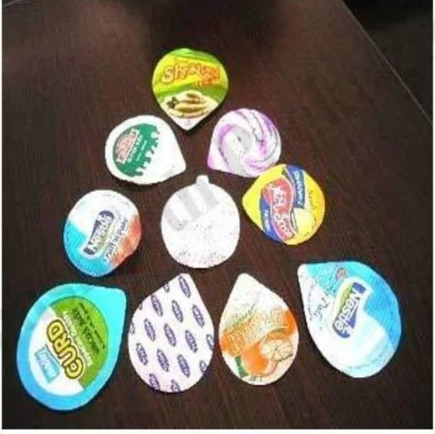 Aluminium Aluminum Foil Lid Printed, Packaging Type: PCS, Thickness: 100GSM