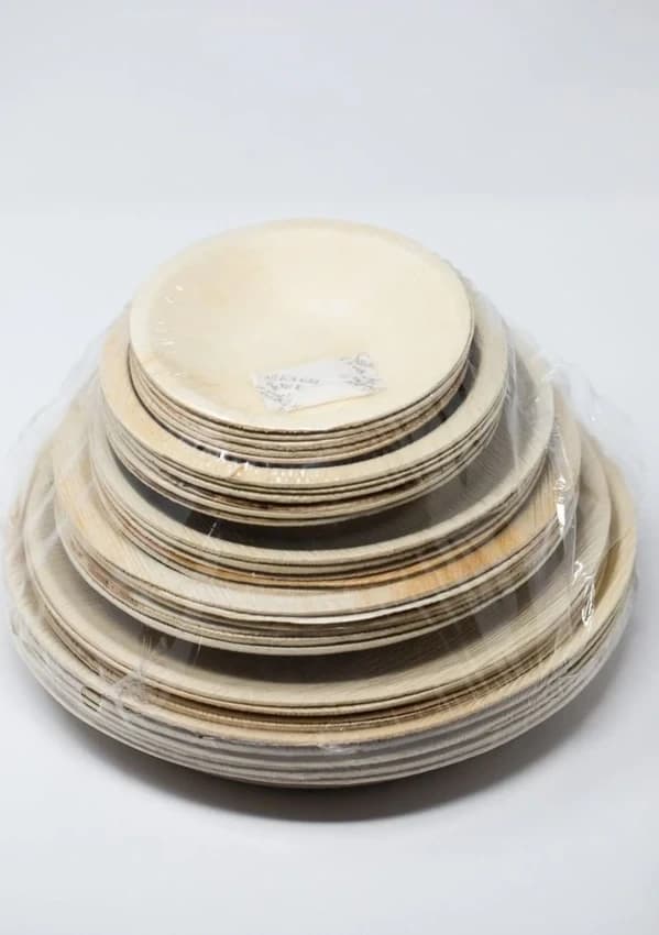 6x6 Inch Square Areca Leaf Plate