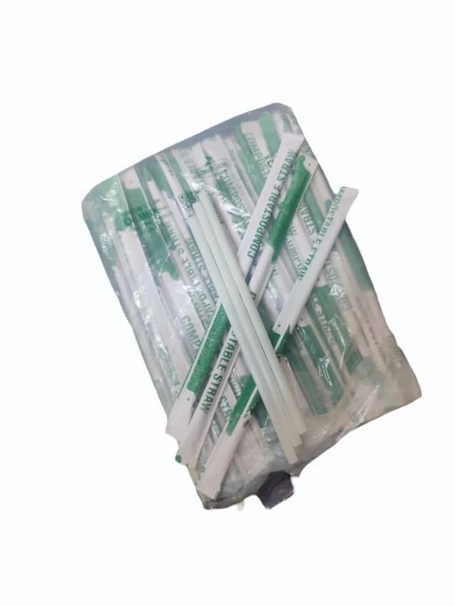 Plain Individually wrapped PLA Straw