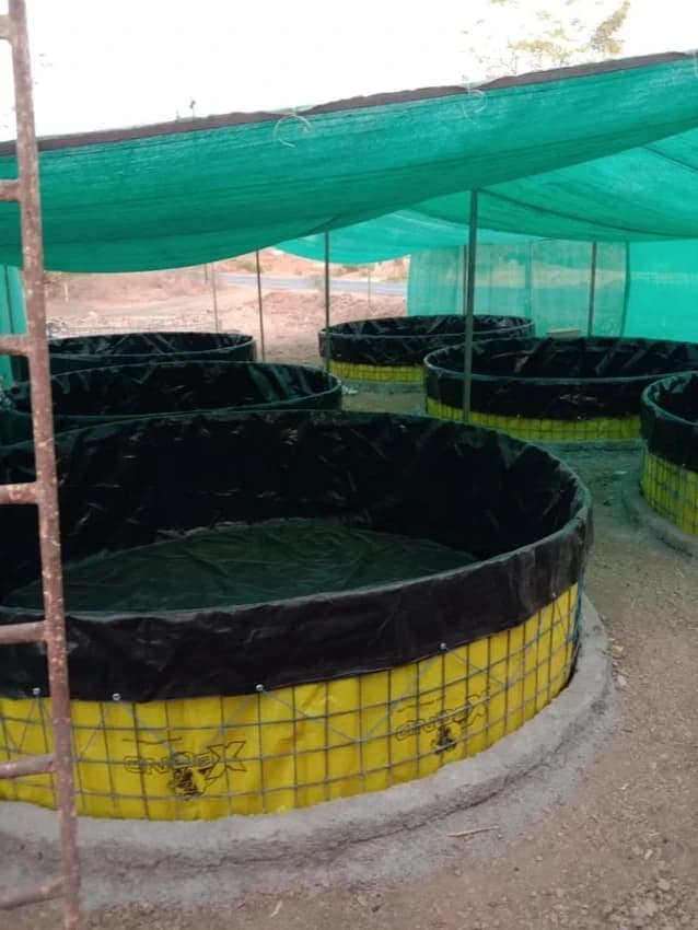 FRP HDPE Biofloc Aquaculture Tank