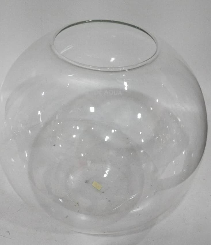 Glass Fish Bowl, Packaging Type: Box, Size: 6""