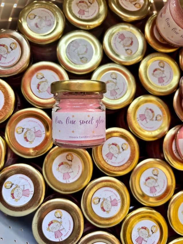 Soy wax Birthday Candles