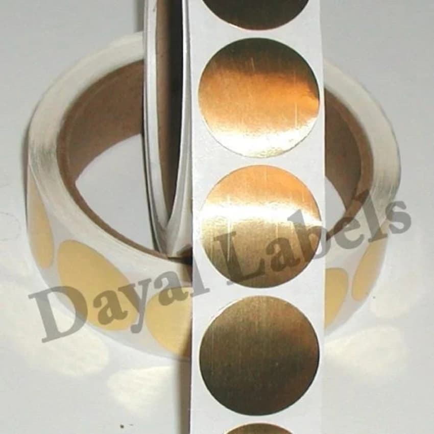 Multicolor Foil Labels, Packaging Type: Poly