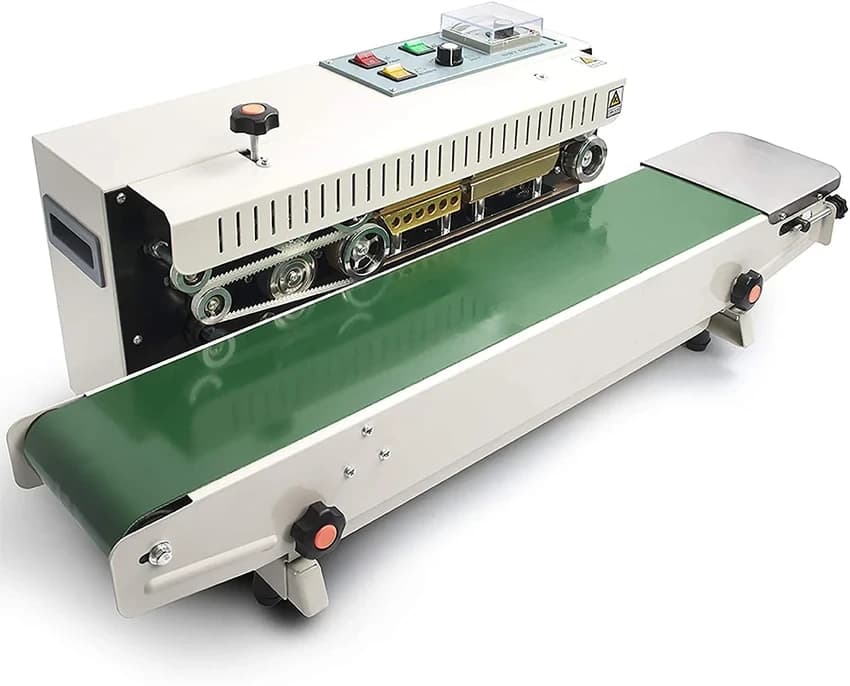 Continuous Sealing Machine, For Industrial, Capacity: 200 Piece/hour