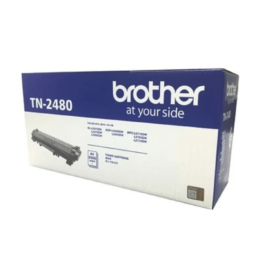 Brother TN-2480 Black Laser Printer Toner Cartridge (1,200–1,500 Pages)