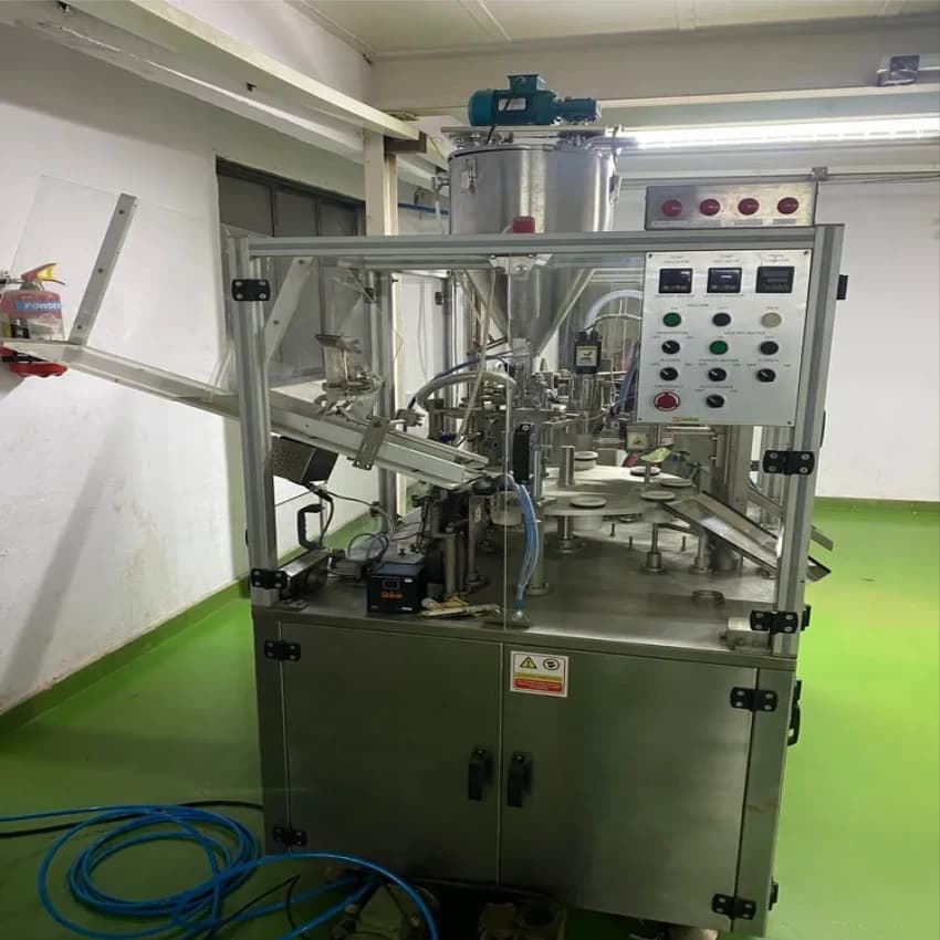 Ss Lami Tube Sealing Machine, Capacity: 60 Per Minute