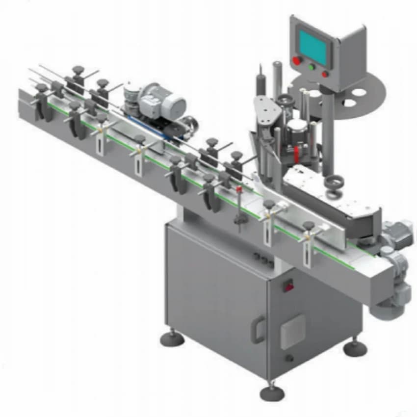 SS Flat Xtechnocrat PM100 WR 20 Automatic Wrapround Labeling Machine, Capacity: 90 BPH