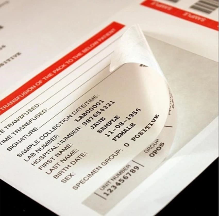 Piggyback Labels Double Layer Labels Specifically Designed for Courier and Logistics Industries