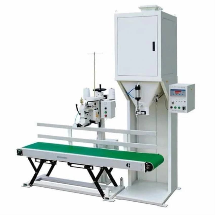 Semi Automatic Polymer Granules 25 Kg Bag Packing Machine