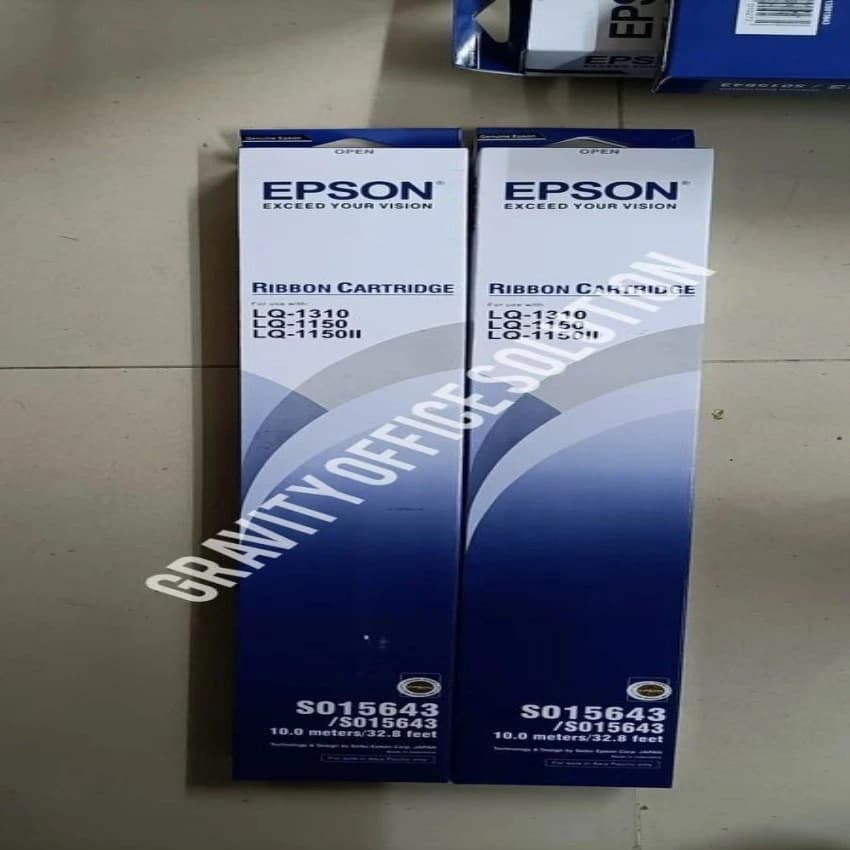 Laser Printer Epson LQ-1310 Ribbon Cartridge, Model Name/Number: Lq 1310 Lq 1150 1150ii S015643
