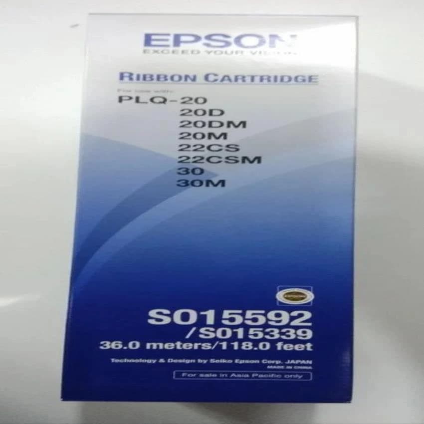 Epson Plq 20 Ribbon Cartridge Dot Matrix Ribbon