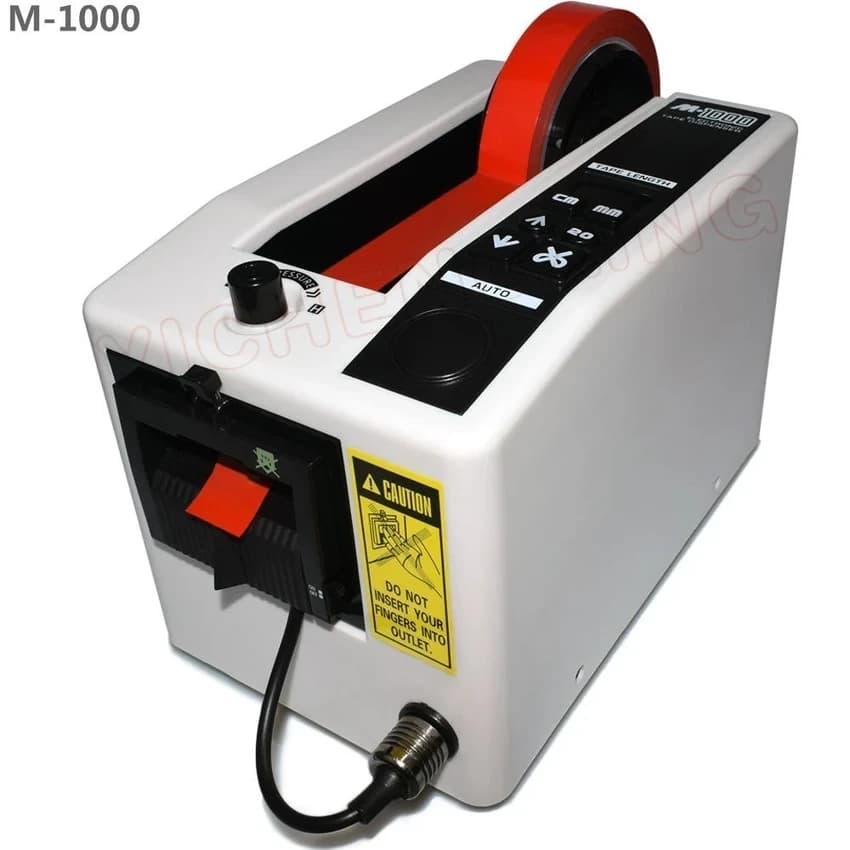 Electric Globalss- Tape dispenser M-1000 tape cutting machine, Cut length: 15-999 mm, Tape width: 7-50 mm