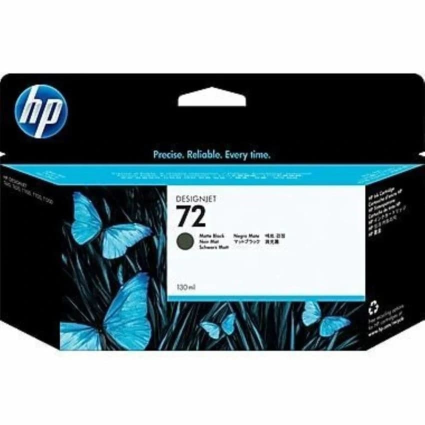 HP 72 130-Ml Matte Black DesignJet Ink Cartridge