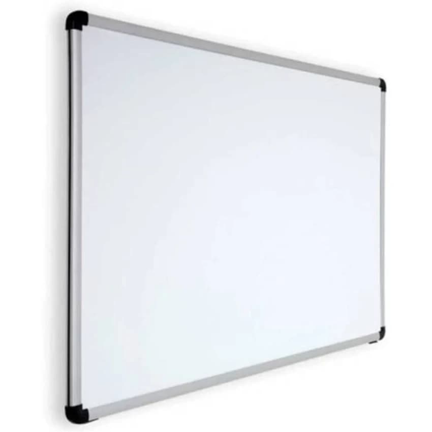 Kishor Plastic White Display Board, Board Size: 18 inch x 28 inch, Frame Material: Aluminum
