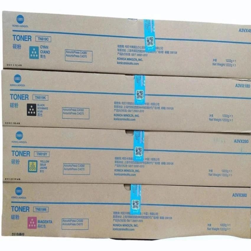 Konica Minolta Tn619 Toner Cartridge, Page Yield: 12000 Pages