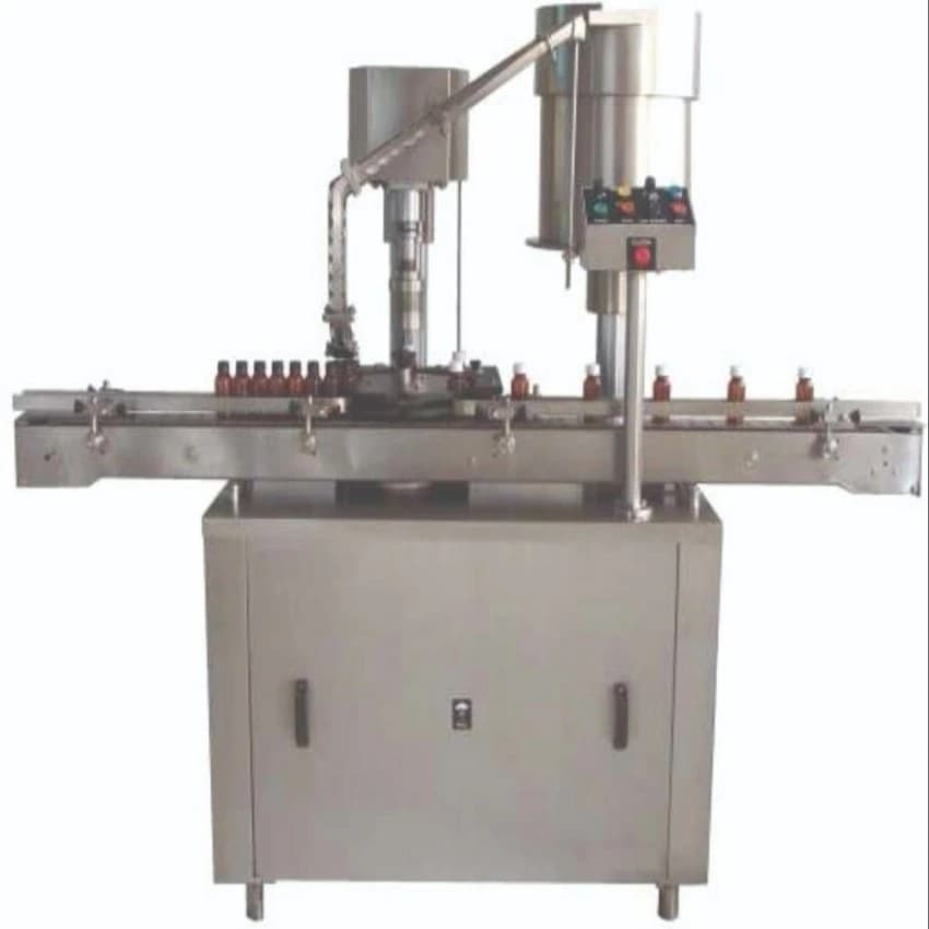 Automatic Multi Head ROPP Capping Machine, Capacity: 40-120 Bottles Per Minute