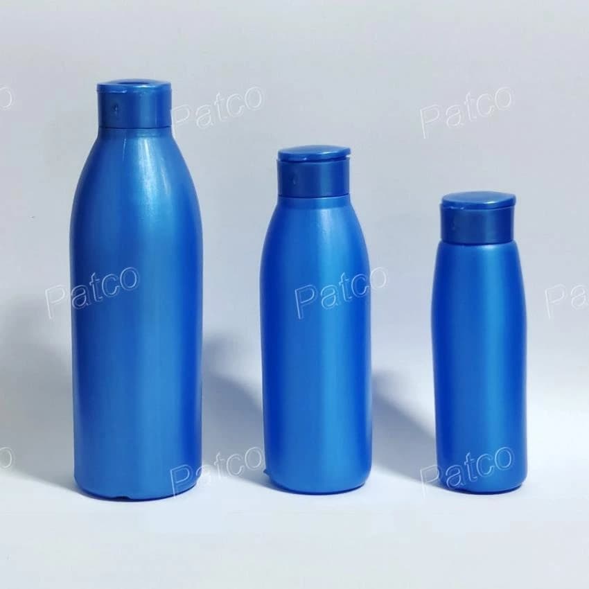 Flip Top Cap Hdpe Hair Oil Bottle, 50 Ml