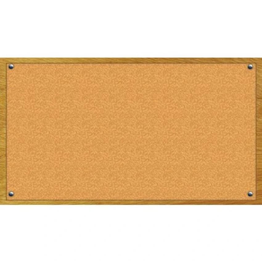Cork Notice Board, Board Size: 24"" x 18""