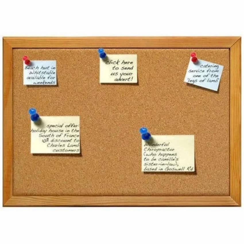 Notice Pin Up Board, For Office