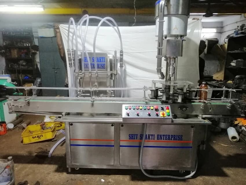 Hand Wash Bottle Cap Sealing Machine