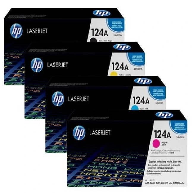 Hp Printer Cartridges Multi Colour Pack 124a