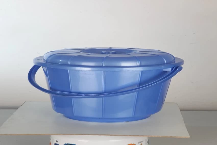 Blue Plastic Storage Bucket, 20 L