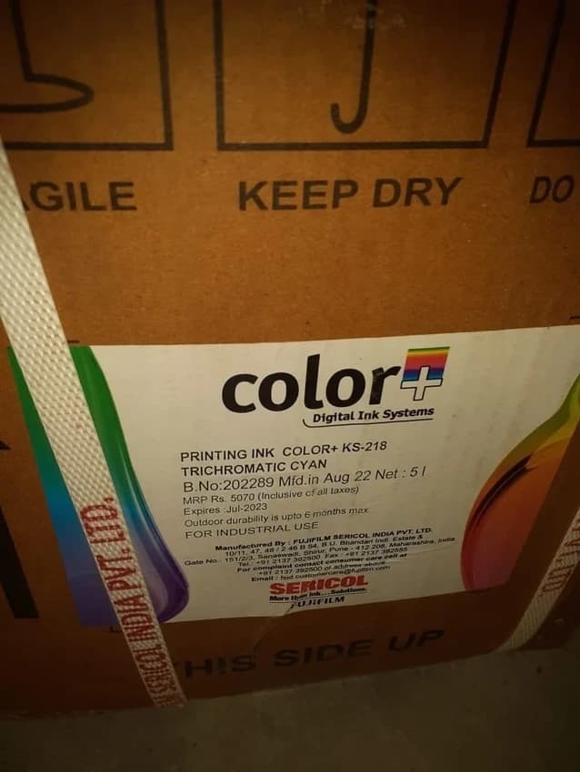 CMYK Fujifilm Sericol ink Solutions, 1 litre / 5 litre