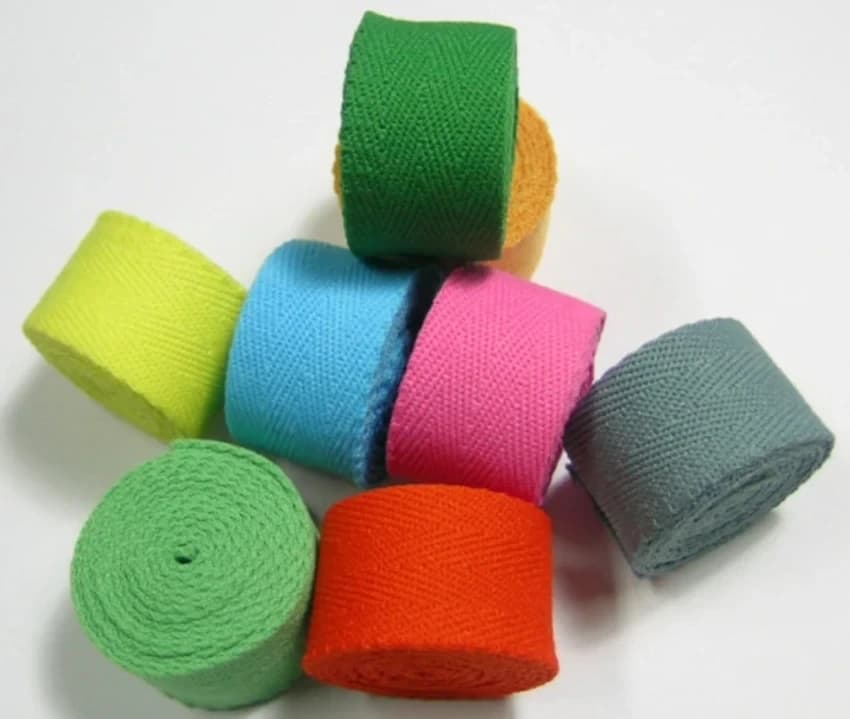 Spunpoly Plain Yarn Dyed Twill Tapes