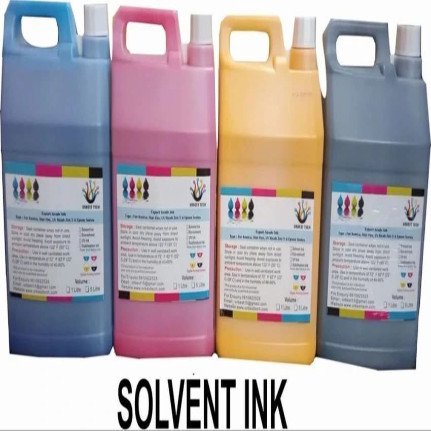 Yellow Solvent Printing Inks, Packaging Size: 1 Litre