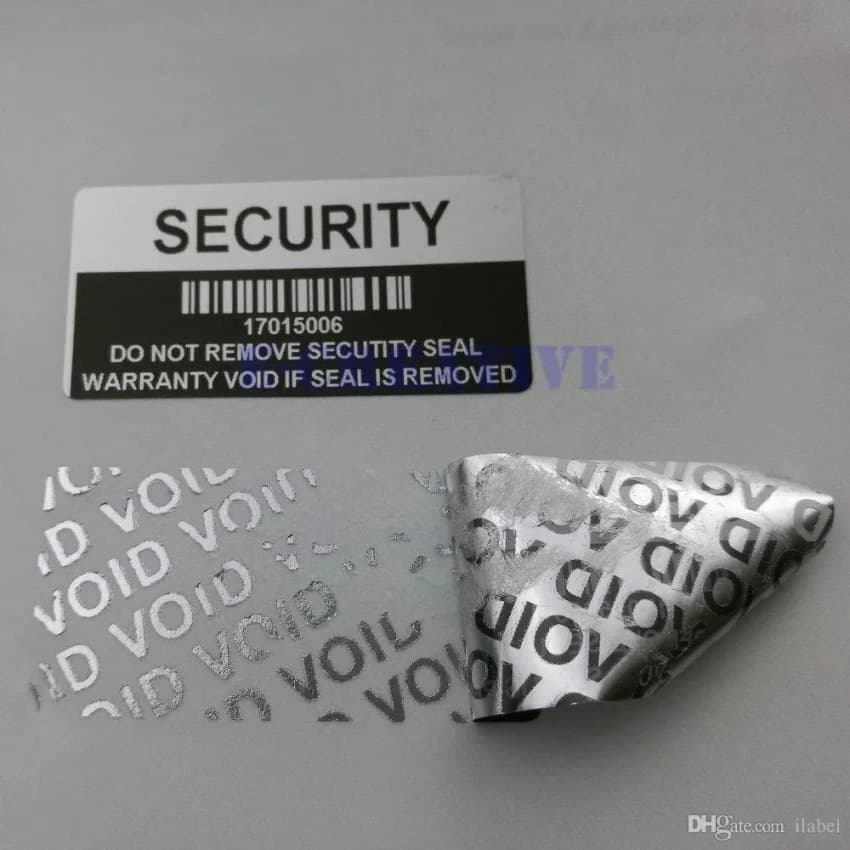 White Polyester Tamper Security Labels, Packaging Type: Roll